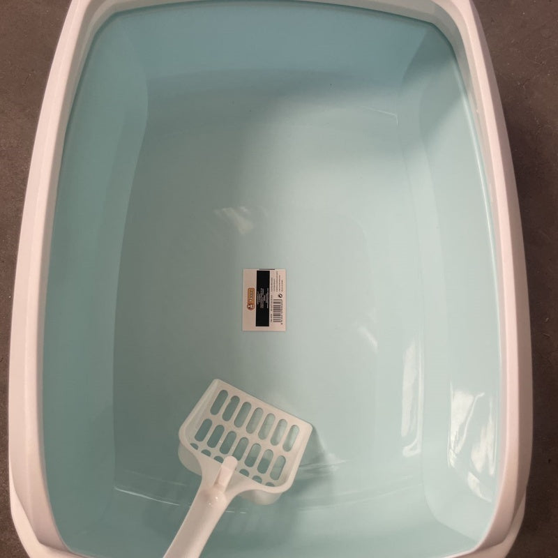 Semi-enclosed Cat Litter Box