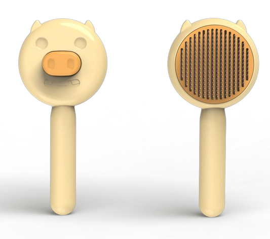 Golden Pig Fur Floating Comb
