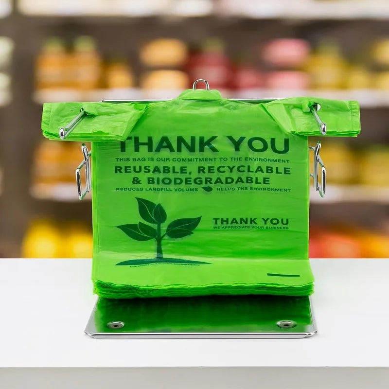 Compostable, Recyclable, Eco-friendly Shopping T-Shirt Bag