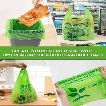 Compostable, Recyclable, Eco-friendly Shopping T-Shirt Bag