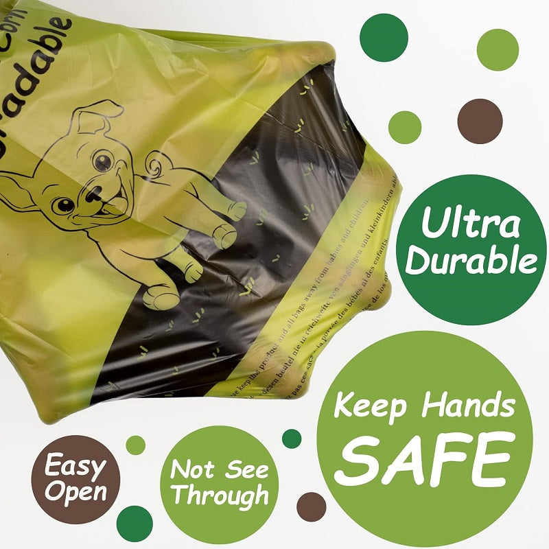 Greener Walker Poop Bags for Dog Waste-540 Bags,Extra Thick Strong 100% Leak Proof Dog Waste Bags (Green)