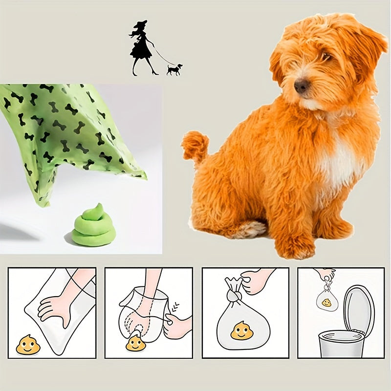 Eco-friendly biodegradable pet waste bags