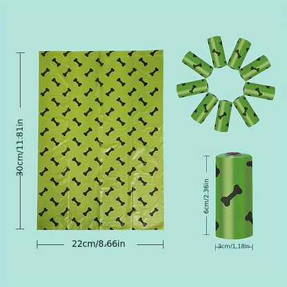 Eco-friendly biodegradable pet waste bags