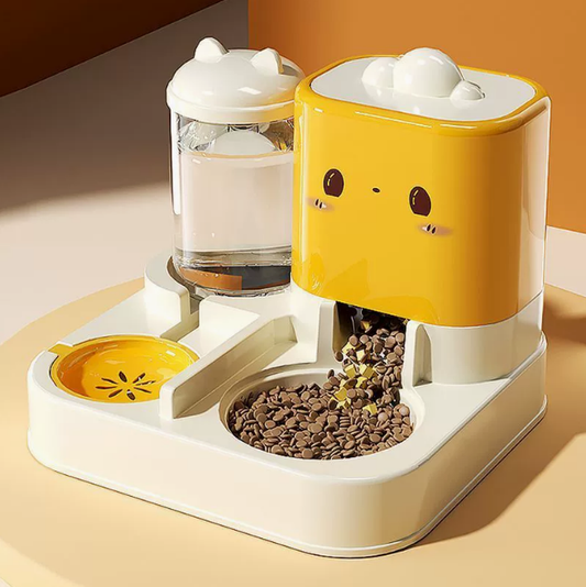 Premium Small Cloud All-in-One Pet Feeder