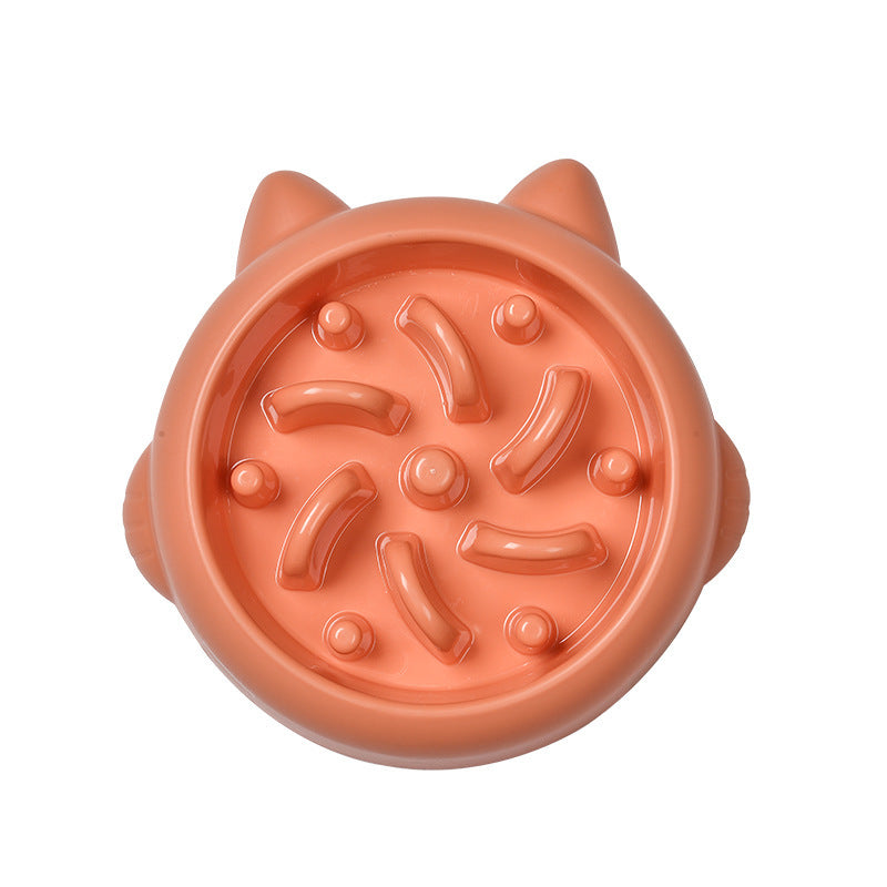 Pet Slow Feeder Bowl for Dogs & Cats – Anti-Choking Slow Eating Dish