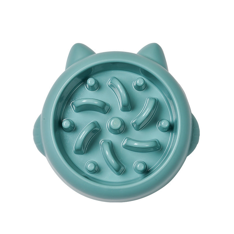 Pet Slow Feeder Bowl for Dogs & Cats – Anti-Choking Slow Eating Dish