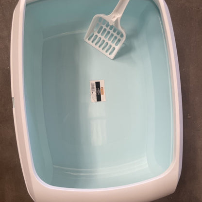 Semi-enclosed Cat Litter Box