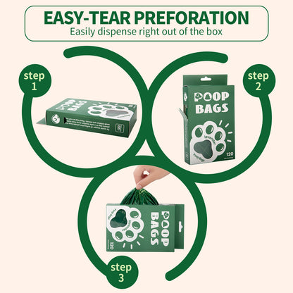 Handle Dog Waste Bag EPI Vest Poop Picking Bags Degradable Cat Litter Bag