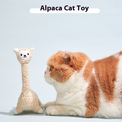 Poop Laboratory Alpaca Cat Teaser Cat Sound Toy