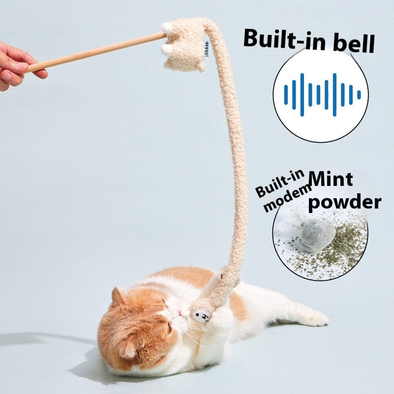 Poop Laboratory Alpaca Cat Teaser Cat Sound Toy