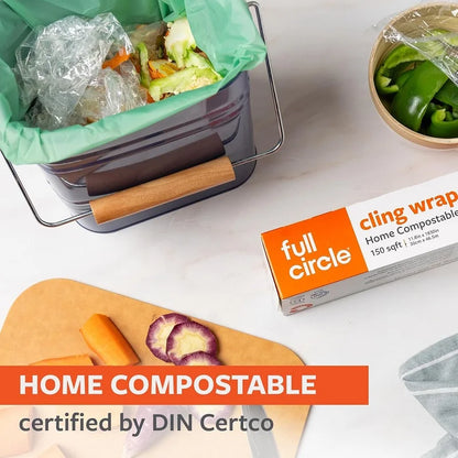 PLA/PBAT Food & Fruit Cling Film - Biodegradable Compostable Home Wrap
