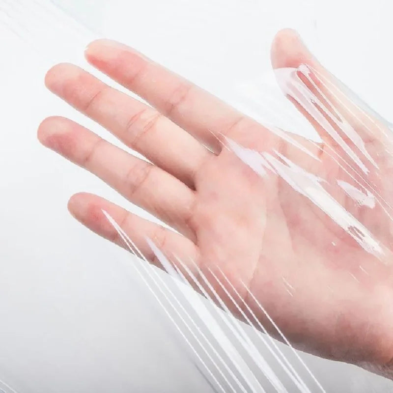 Biodegradable Transparent PLA Cling Film - Jumbo Roll for Family Bulk Use
