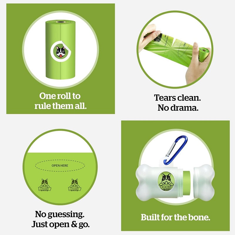 Pogi’s Dog Poop Bags – Leak-Proof & Extra Thick Pet Waste Bags