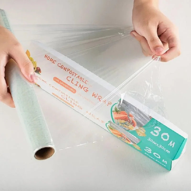 High-Quality Biodegradable PLA Cling Film - Food-Safe Home Food Packaging