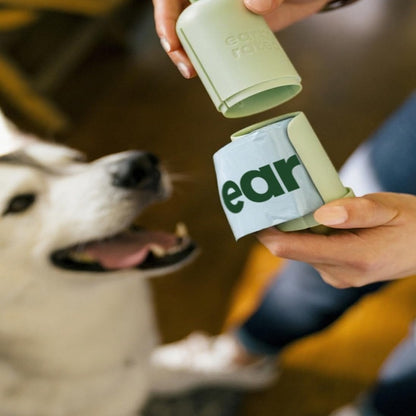 Dog poop bags, leak-proof and extra-thick garbage bag refill rolls, peach and lotus flavors, 280 bags.