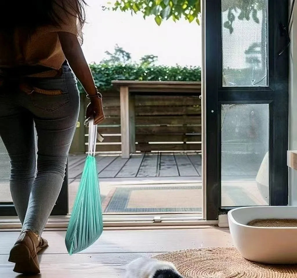 Compostable Eco-Friendly Garbage Bags - Multi-Size Leak-Proof |Home Trash Bags