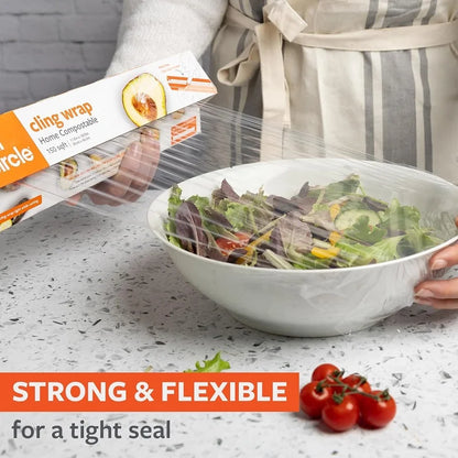 PLA/PBAT Food & Fruit Cling Film - Biodegradable Compostable Home Wrap