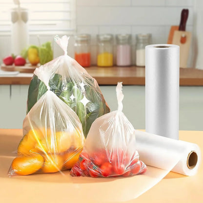 100% Biodegradable PBAT+PAL Bio-based Compostable Vegetable & Fruit Bags