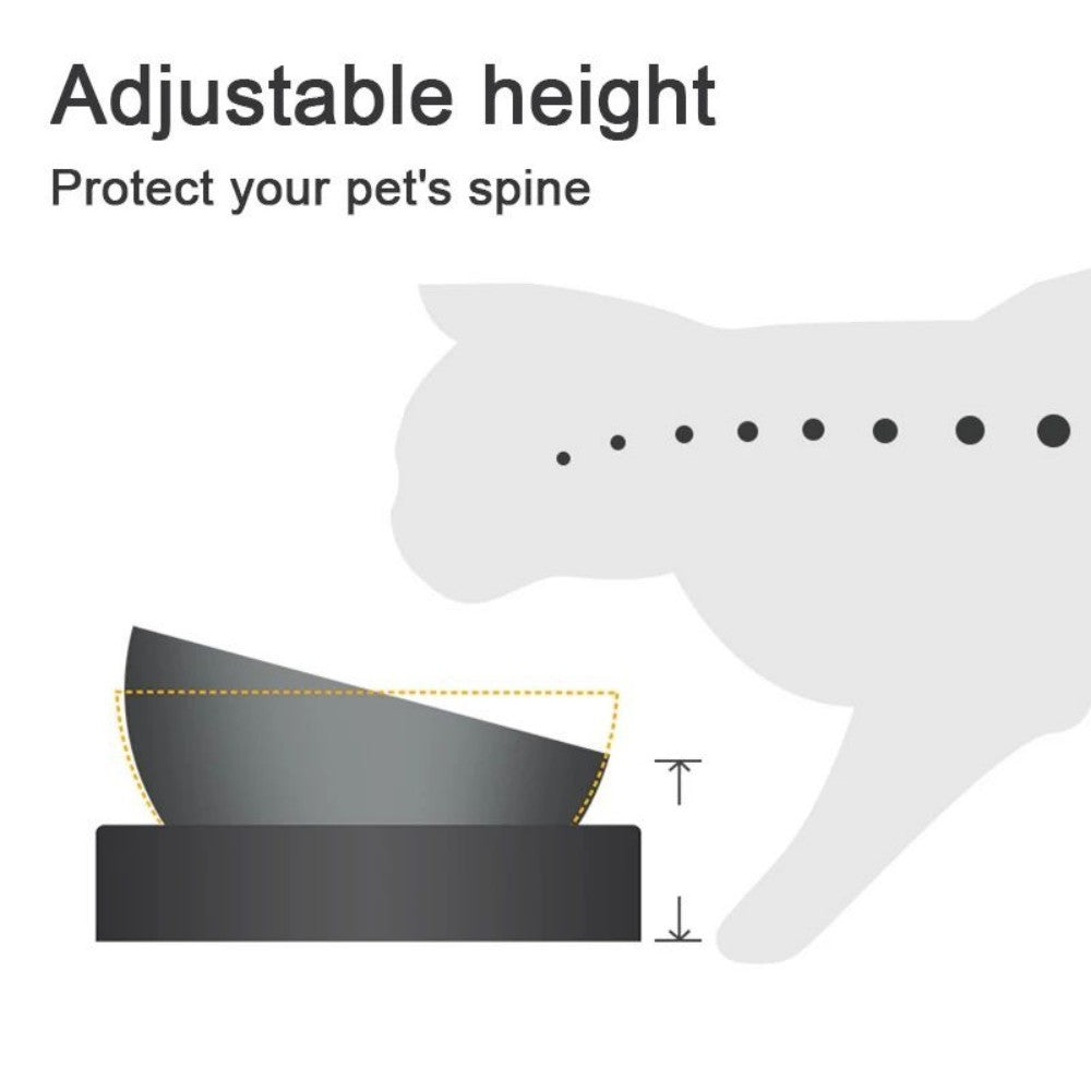Easy To Clean Stainless Steel Cat Bowl Dog Food And Water Bowls With Stand Metal Cats Dogs Double Single Pet Feeding Feeder Bowl