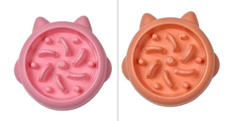 Pet Slow Feeder Bowl for Dogs & Cats – Anti-Choking Slow Eating Dish