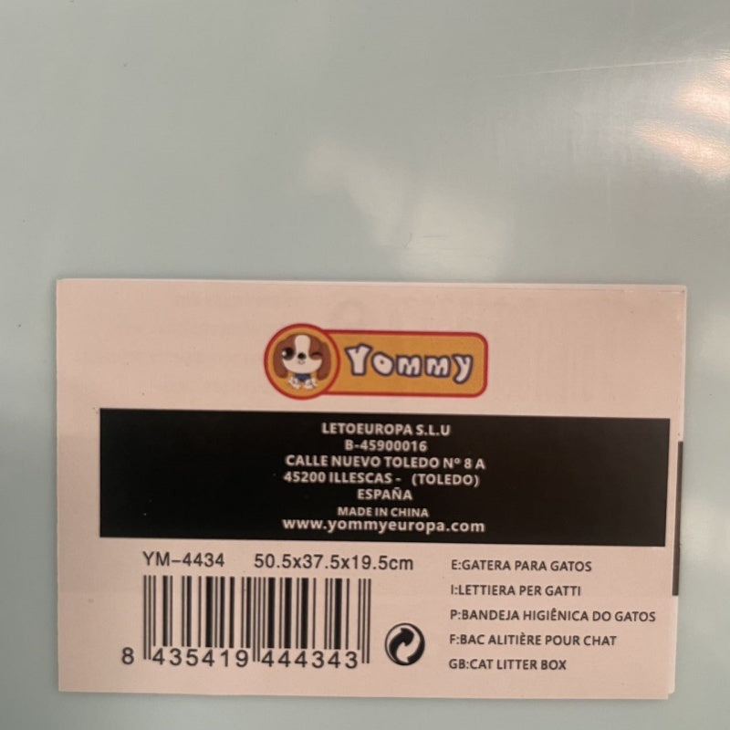 Semi-enclosed Cat Litter Box