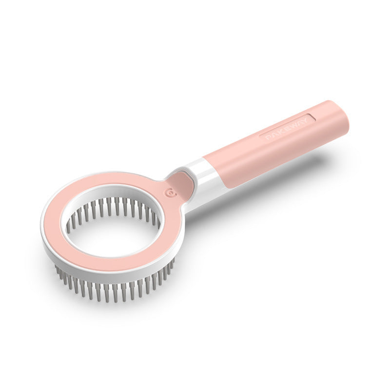 Cat epilator grooming comb for removing loose fur and tangles