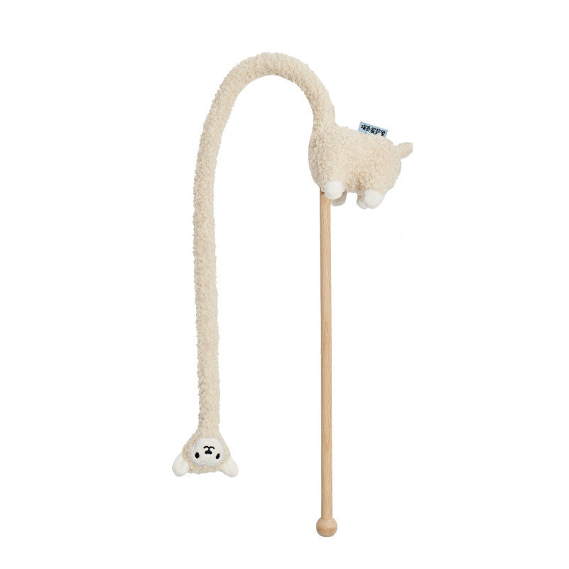 Poop Laboratory Alpaca Cat Teaser Cat Sound Toy
