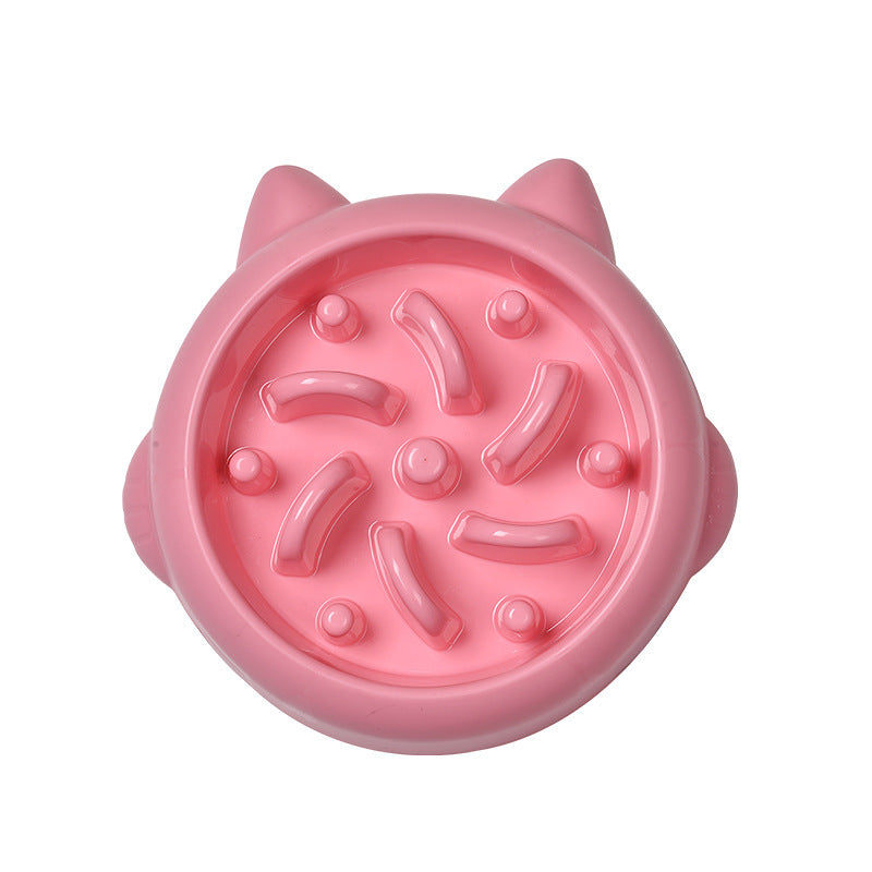 Pet Slow Feeder Bowl for Dogs & Cats – Anti-Choking Slow Eating Dish