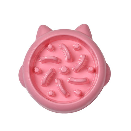 Pet Slow Feeder Bowl for Dogs & Cats – Anti-Choking Slow Eating Dish