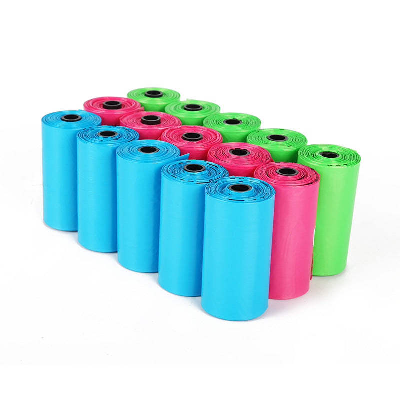Dog poop cleanup bags with durable design for outdoor use