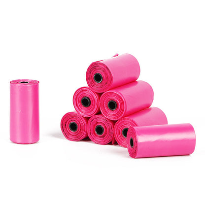 Dog walking waste bags for easy pickup and disposal on the go