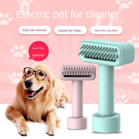 Wireless electric pet comb for flea removal and daily dog grooming