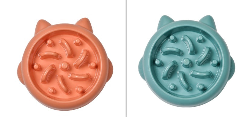 Pet Slow Feeder Bowl for Dogs & Cats – Anti-Choking Slow Eating Dish