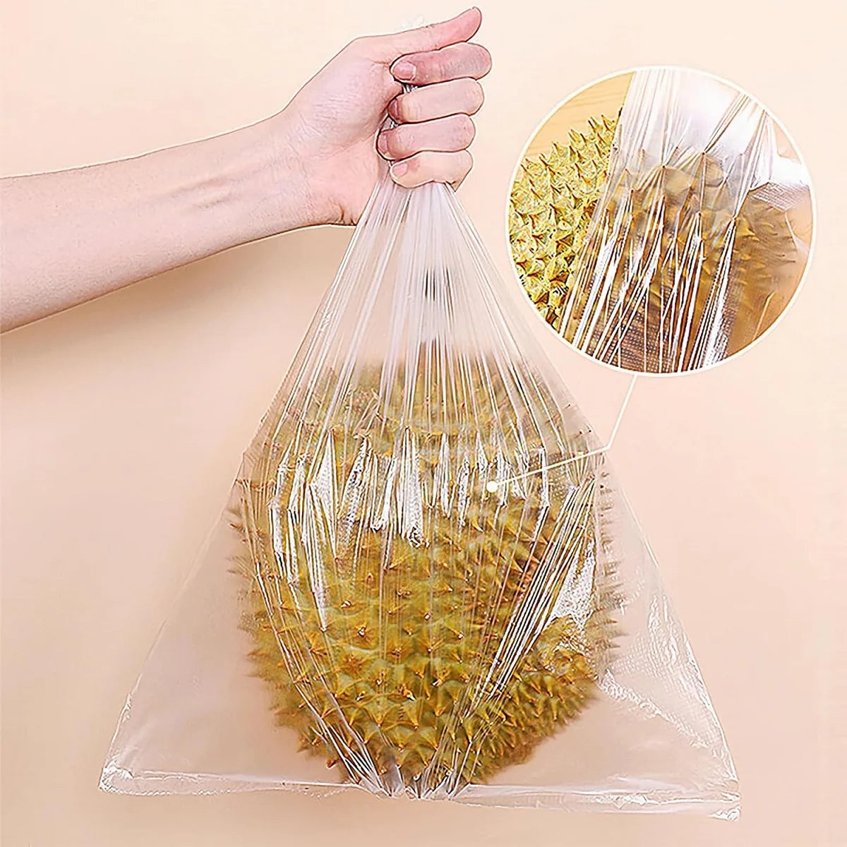 100% Biodegradable PBAT+PAL Bio-based Compostable Vegetable & Fruit Bags