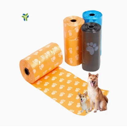 BPI Certified Fully Biodegradable Pet Waste Bags - Fragrance-Free Compostable Dog Poop Bags for Home/Outdoor Use