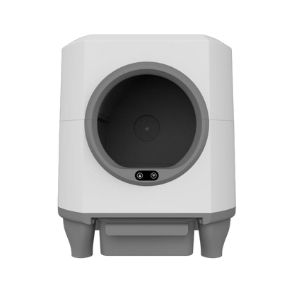 Hippo smart litter box with automatic cleaning and odor control system