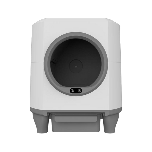 Hippo smart litter box with automatic cleaning and odor control system