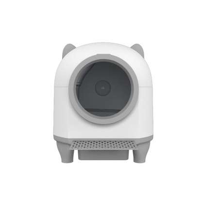 Smart cat toilet box designed for convenient self cleaning maintenance