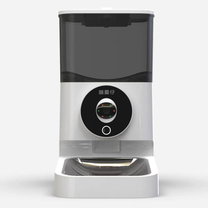 Smart visual pet feeder with remote monitoring for cats and dogs