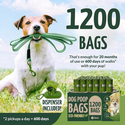 Biodegradable Dog Waste Bags - Green Oxidized Biodegradable Waste Disposal
